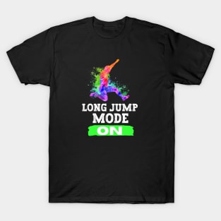 Long Jump Mode On T-Shirt